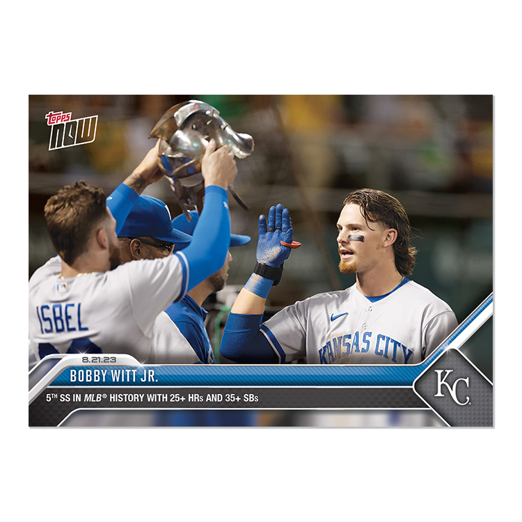 Bobby Witt Jr. - 2023 MLB TOPPS NOW Topps BR Card 743 - walk-of-famesports