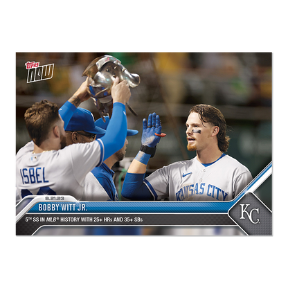 Bobby Witt Jr. - 2023 MLB TOPPS NOW Topps BR Card 743 - walk-of-famesports