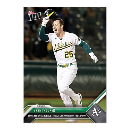 Brent Rooker - 2023 MLB TOPPS NOW® Card 745 - PR: 316 - walk-of-famesports