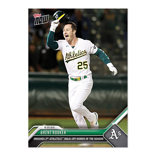 Brent Rooker - 2023 MLB TOPPS NOW® Card 745 - PR: 316 - walk-of-famesports