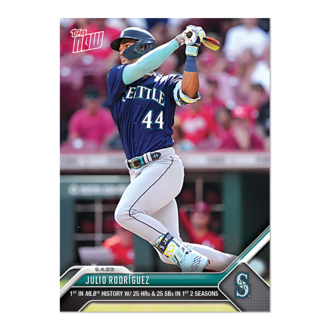 Julio Rodríguez - 2023 MLB TOPPS NOW® Card 813 - walk-of-famesports