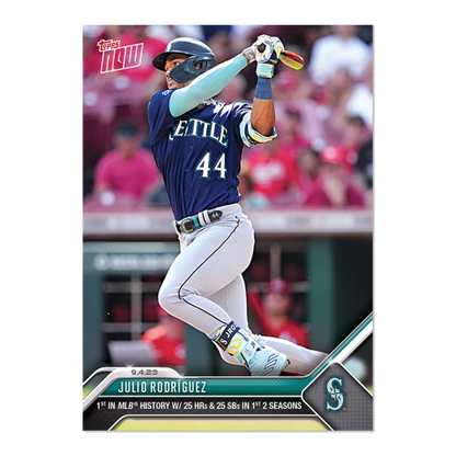 Julio Rodríguez - 2023 MLB TOPPS NOW® Card 813 - walk-of-famesports