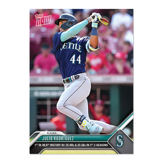 Julio Rodríguez - 2023 MLB TOPPS NOW® Card 813 - walk-of-famesports