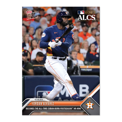 Yordan Alvarez - 2023 MLB TOPPS NOW® Card 1011