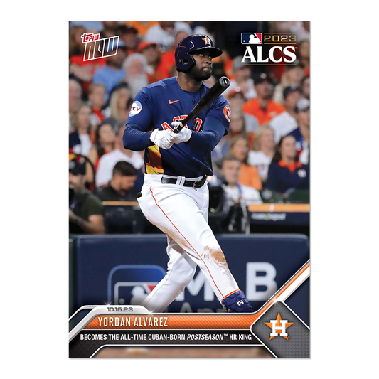 Yordan Alvarez - 2023 MLB TOPPS NOW® Card 1011
