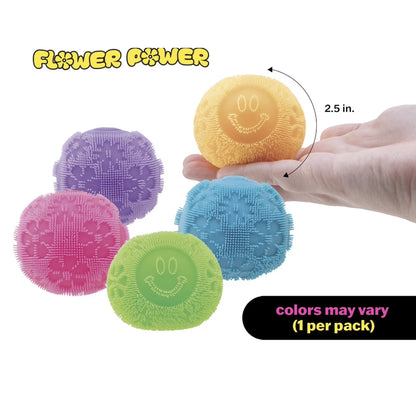 NeeDoh Fuzz Ball Flower Power Random Color