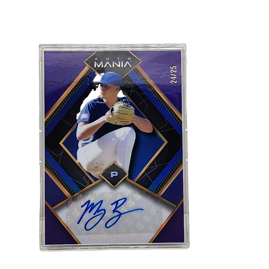 2023 Wild Card Auto Mania 24/25 Maddux Burns #AM-TH46 - Dodgers