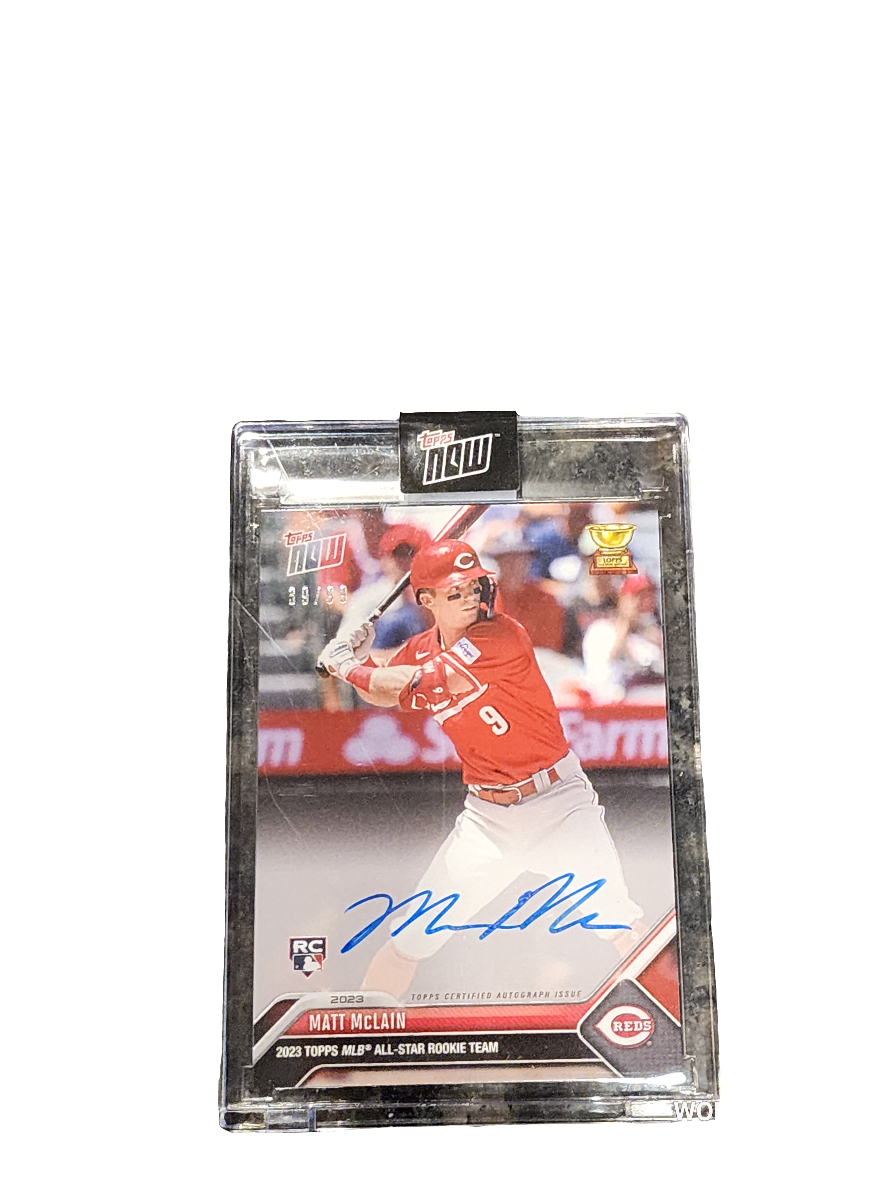 2023 Topps Now Rookie Autograph Matt McLain #RC-10A #/99