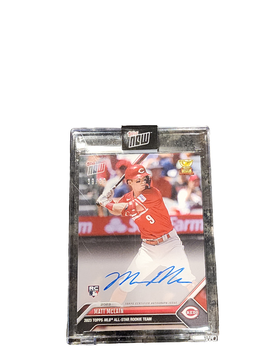 2023 Topps Now Rookie Autograph Matt McLain #RC-10A #/99