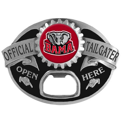 NCAA Team Tailgater Belt Buckle Bottle Opener - Assorted Teams Choose Your