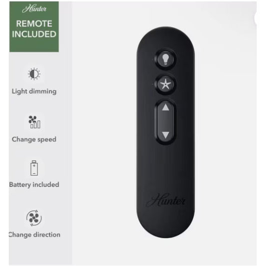 Hunter AeroSync Smart 50-Inch Ceiling Fan with LED Light and Remote