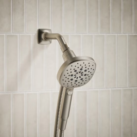 Kohler Riverly Rite-Temp Bath and Shower Kit, Brushed Nickel