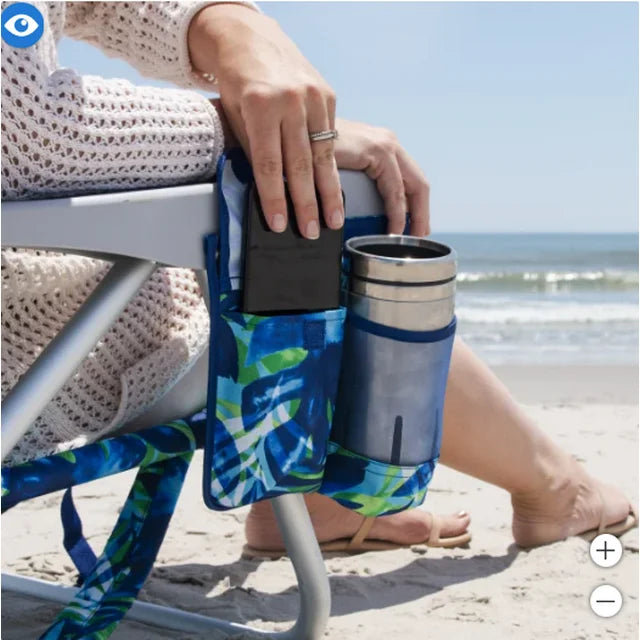 Tommy Bahama Beach Chair - Blue Leaves