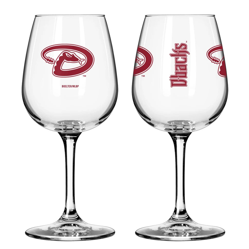 MLB Teams Wine Glass - Assorted Team & Style Choose your