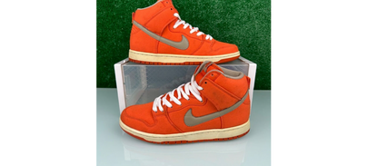Nike SB Dunk High Urban Orange Bamboo Size 9.5M / 11W