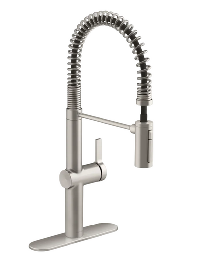 Kohler Haku Semi-professional Kitchen Sink Faucet Stainless Steel Open Box