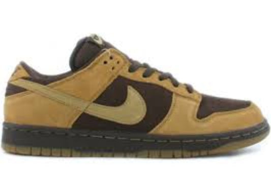 2002 Nike SB Dunk Low Brown Pack Size 9.5M / 11W Clean OG Silver Box