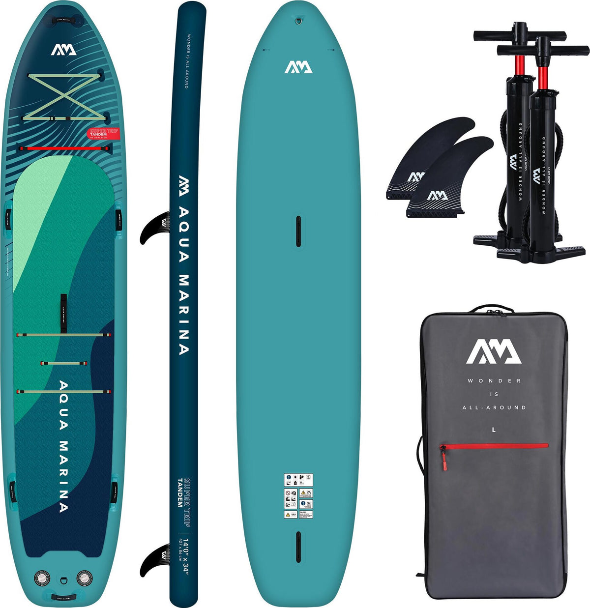 Aqua Marina Super Trip Tandem 14-Foot Inflatable Paddleboard - image 1