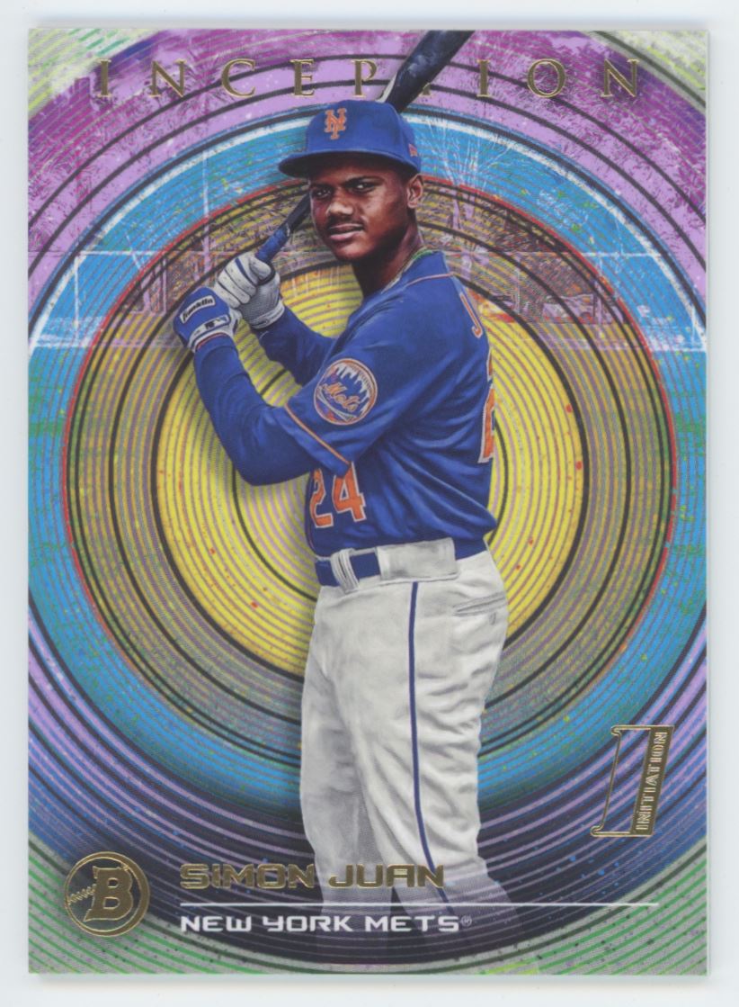 2022 Bowman Inception Simon Juan #83 New York Mets