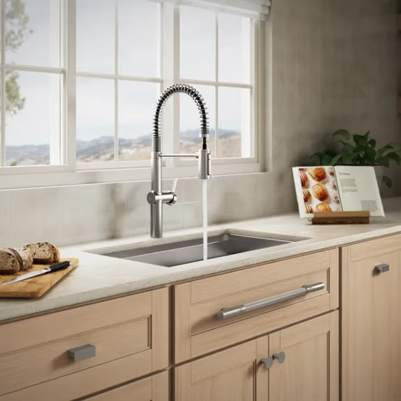 Kohler Haku Semi-Professional Kitchen Faucet Brushed Nickel (Open Box)