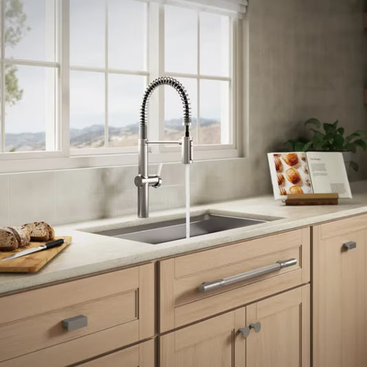 Kohler Haku Semi-Professional Kitchen Faucet Brushed Nickel (Open Box)