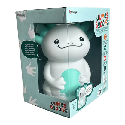 Jumbo Buddies 12-Inch Squeezable Axolotl - Open Box