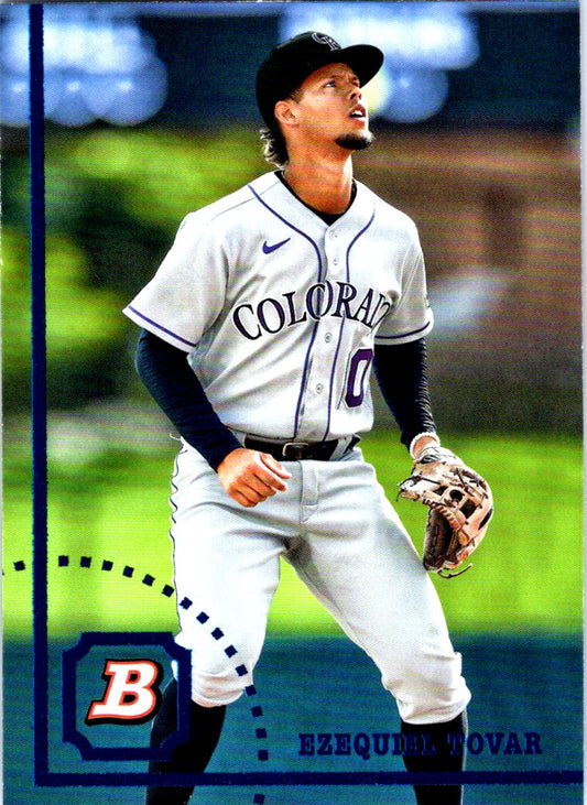 2022 Bowman Heritage #BHPC-6 Ezequiel Tovar Chrome Prospect