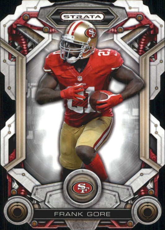 2014 Topps Strata Die-Cut Frank Gore #SDC-FG San Francisco 49ers