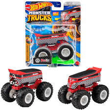 2023 Hot Wheels Monster Trucks DragBus Freestyle Wreckers 1:64 Diecast Vehicle