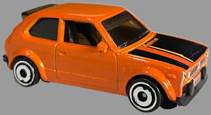 2023 Hot Wheels '73 Honda Civic Custom (Orange) HW J-Imports 8/10, 117/250 New for 2023