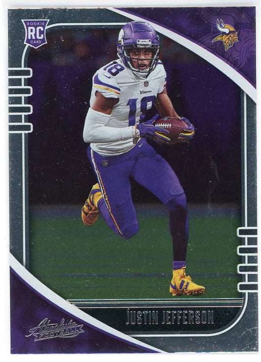 2020 Panini Absolute Silver Justin Jefferson Rookie #168