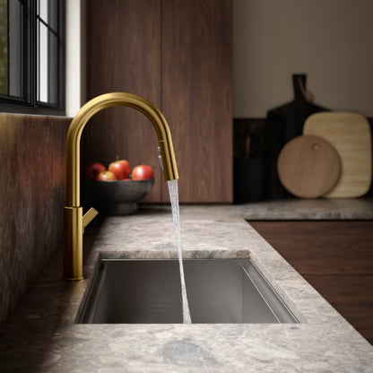 Kohler Rodean Pull-Down Kitchen Faucet, Gold