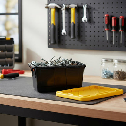 GreenMade Mini Bin Compact Stackable Storage Set, 10-Pack - photo 2