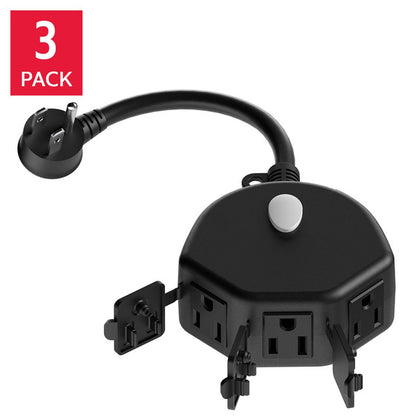 Feit Electric Triple Outlet Outdoor Wi-Fi Smart Plugs, 3-Pack - photo 1