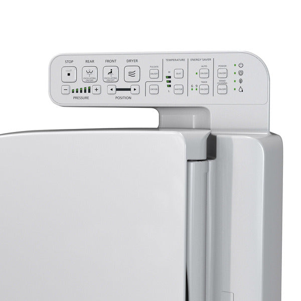 TOTO WASHLET P15 T1SW3014#01 Electronic Elongated Bidet Toilet Seat - Cotton White