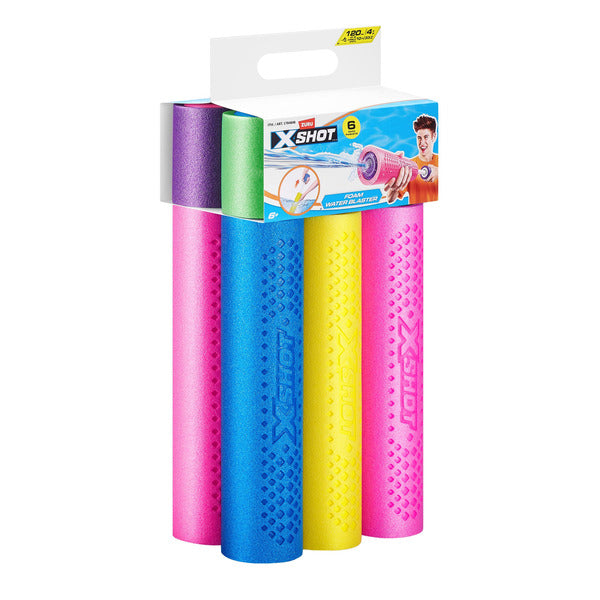 ZURU X-Shot Foam Water Blasters, 6-Pack