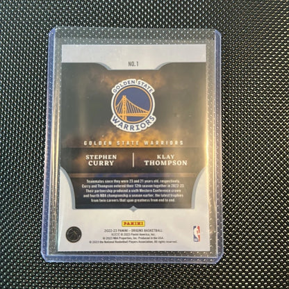 2022 Panini Origins Stephen Curry/Klay Thompson Roots Of Greatness SP