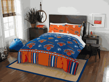 New York Knicks Rotary Bed In Bags - Choose You Size