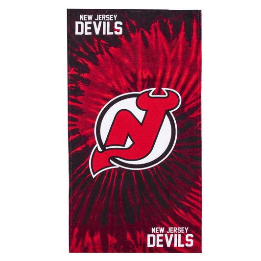 New Jersey Devils Psychedelic Beach Towel 30"x60"
