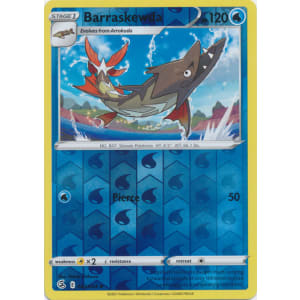 Sword and Shield Fusion Strike Reverse Holo 083 Barraskewda