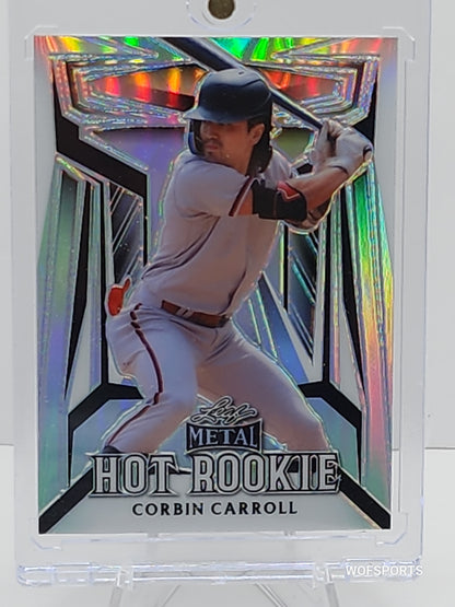 Corbin Carroll 22/25 2023 Leaf Metal Hot Rookie Card #HA-1
