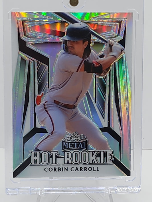 Corbin Carroll 22/25 2023 Leaf Metal Hot Rookie Card #HA-1