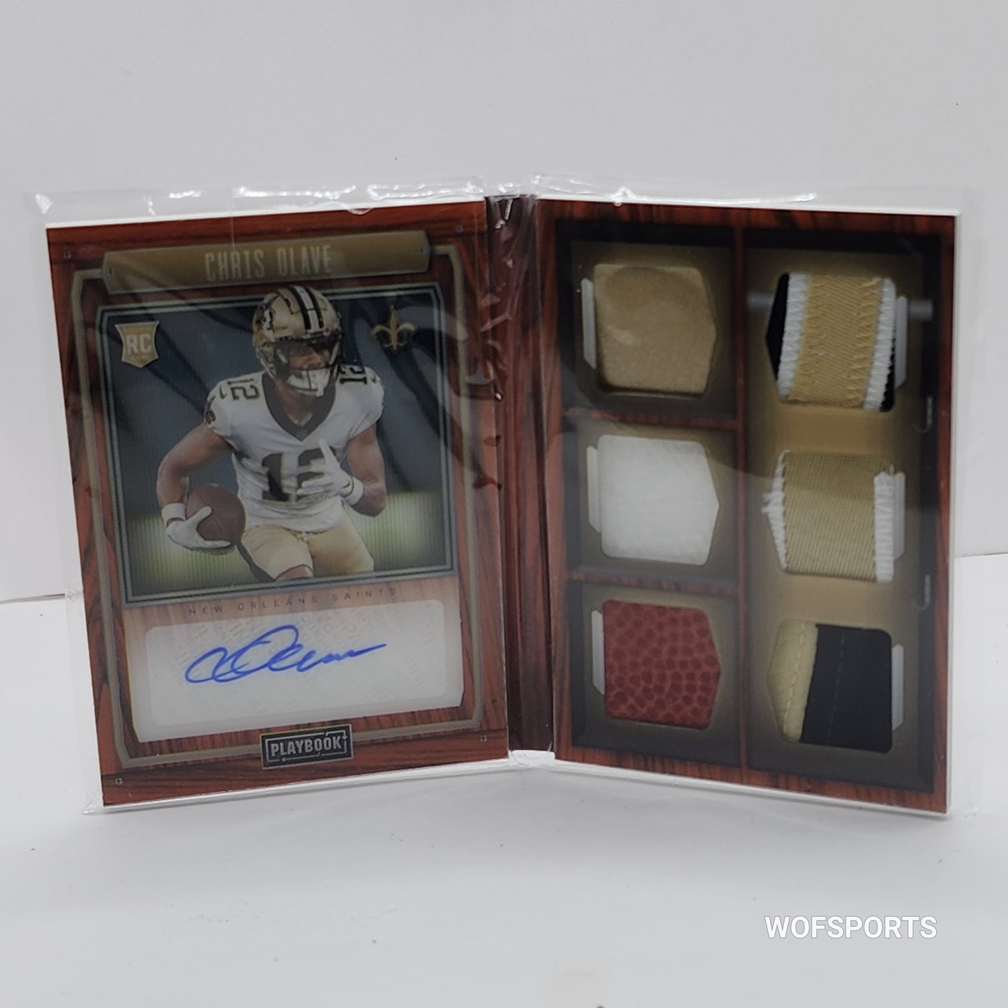 2022 Panini Playbook Rookie Signature Locker Chris Olave #RSL-CO New Orleans Saints