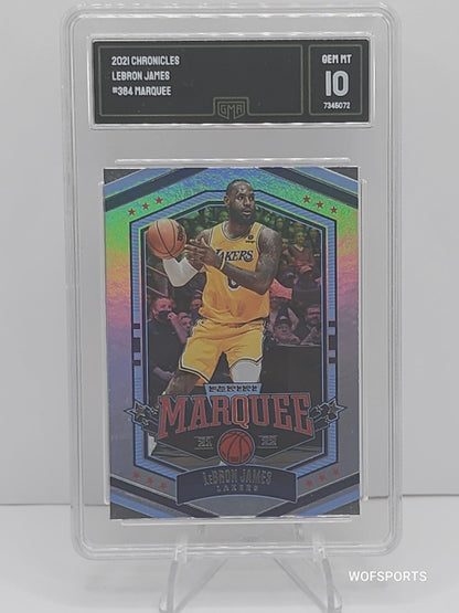 2021 Panini Chronicles LeBron James #364 LA Lakers GMA 10 Gem Mint