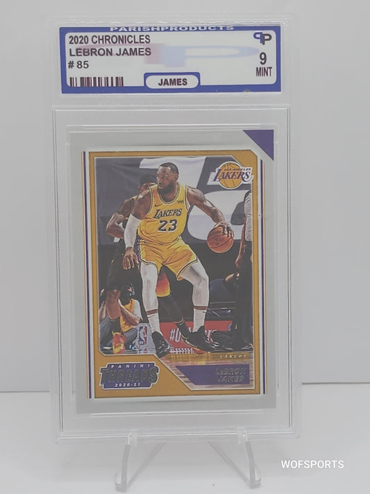 2020 Panini Chronicles LeBron James #85 LA Lakers Parish 9 Mint