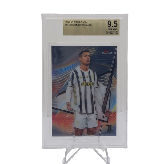 2020-21 FINEST UCL #1 CRISTIANO RONALDO BGS 9.5