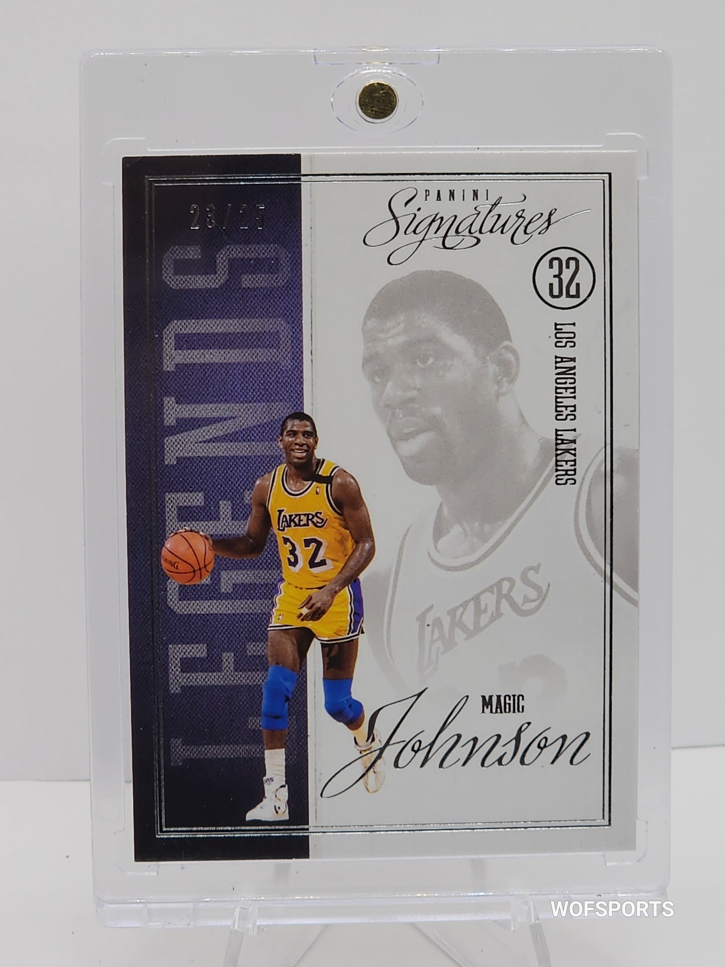 2012-13 Panini Signatures #S4 Magic Johnson /25  Los Angeles Lakers