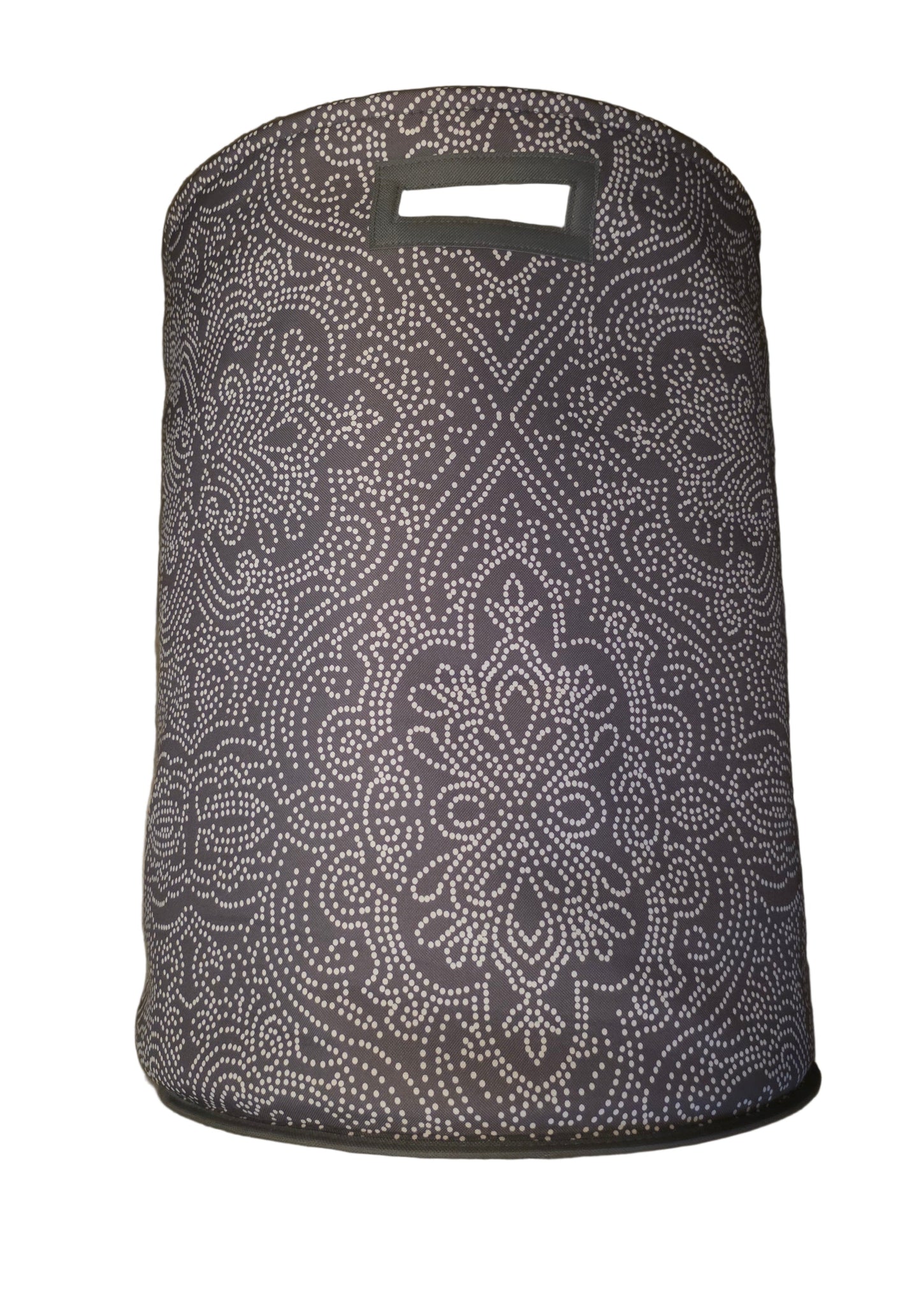Baum-Essex Jumbo Round Fabric Laundry Hamper Size 18in D × 24in H