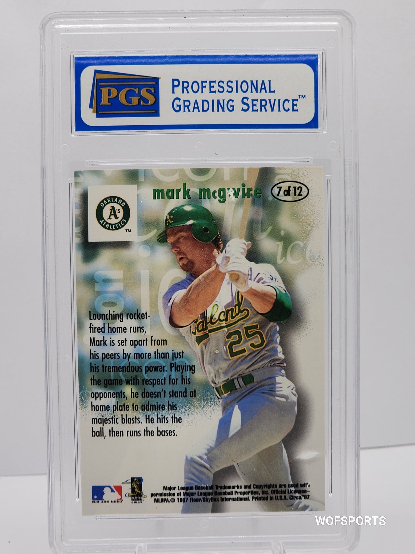 1997 Circa Mark McGwire #7 PGS 8.5 NM-MT Oakland Athletics