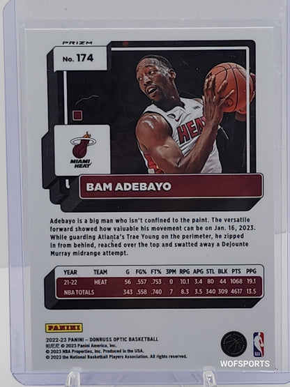 2021-22 Panini Donruss Optic Orange Basketball Bam Adebayo #174